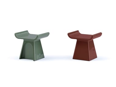 OTTOMANA - Low ceramic stool by Paolo Castelli