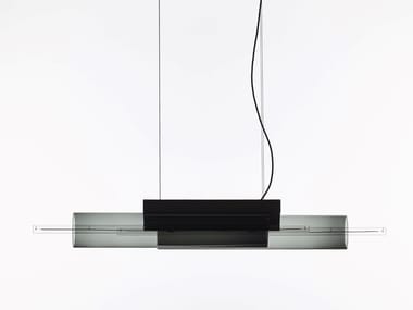 OVERLAY - LED blown glass pendant lamp by Brokis