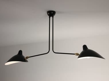 P2B - Adjustable metal ceiling lamp by Serge Mouille