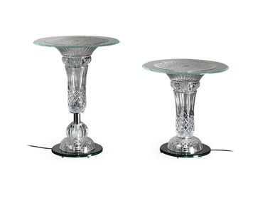 PALAZZO DUCALE - Round glass coffee table by Reflex