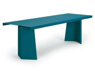 PALLAS - Rectangular steel table by Classicon