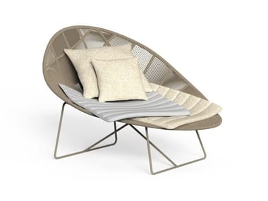PANAMA - Relaxing rope garden armchair by Talenti