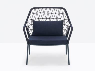 PANAREA 3679 - Polypropylene garden armchair with armrests by Pedrali