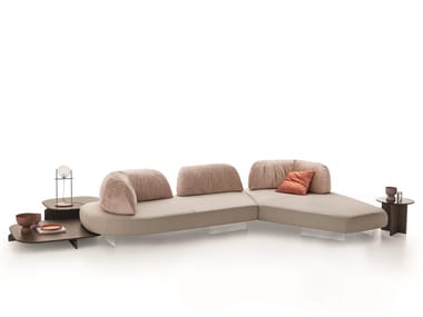 PAPILO - Corner sectional fabric sofa by Ditre Italia