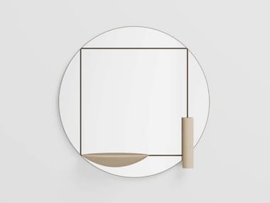 PARADIGMA - Round wall-mounted mirror by Living Divani