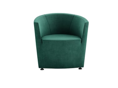 PARENTESI - Fabric easy chair with armrests by Tacchini