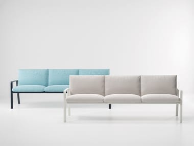 PARK LIFE - 3 seater fabric garden sofa by Kettal