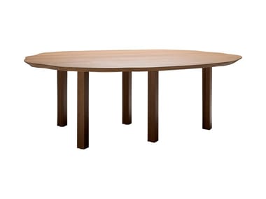 PARKER - Oak living room table by Tacchini