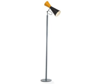 PARLIAMENT - Adjustable aluminium floor lamp by Nemo