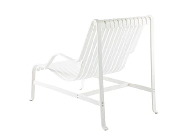 VENDICARI - Aluminium garden armchair with armrests by Cappellini