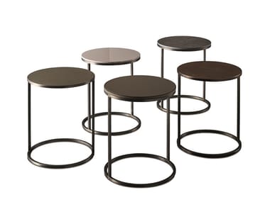 PEK - Round metal coffee table by Meridiani