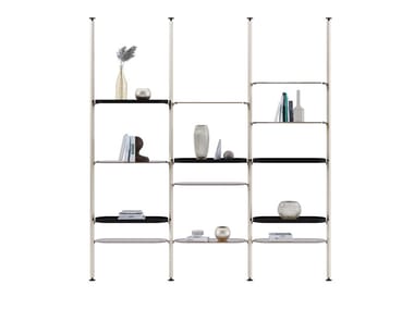 PETRA - Open wall-mounted bookcase by Paolo Castelli