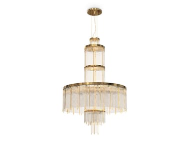 PHARO - Brass chandelier by Luxxu