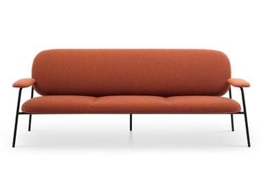 PHILO - 3 seater fabric sofa by Saba Italia