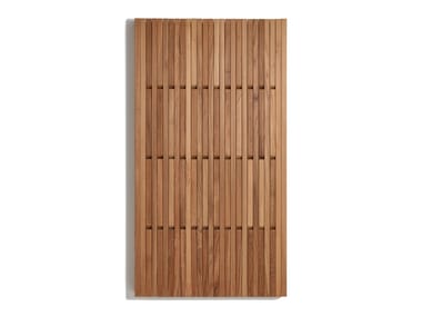 PIANO TEAK (OUTDOOR) - Wall-mounted teak coat rack by Per/Use