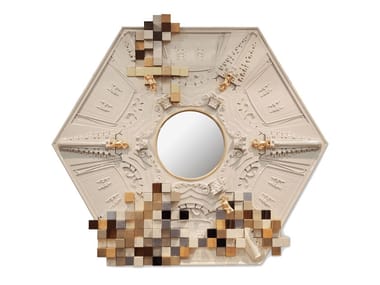 PICCADILLY - Wall-mounted framed poplar mirror by Boca do Lobo