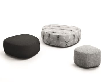 PIERRE - Pouf with removable lining by Flou