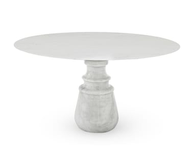 PIETRA ROUND - Round marble dining table by Boca do Lobo