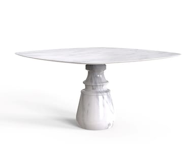 PIETRA SQUARE - Square marble dining table by Boca do Lobo