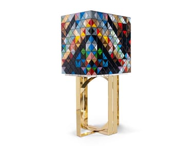 PIXEL - Wooden highboard with doors by Boca do Lobo