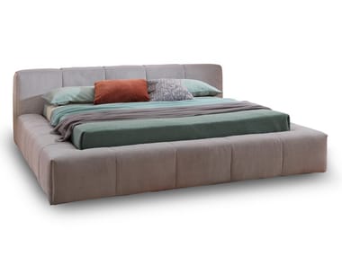 PIXEL BOX LARGE - Upholstered fabric storage bed by Saba Italia