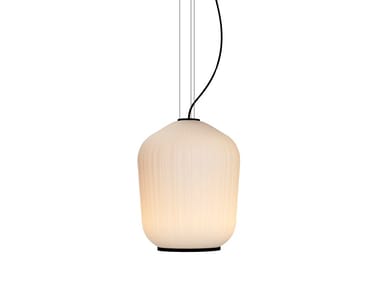 PLISS?E - LED blown glass pendant lamp by Classicon