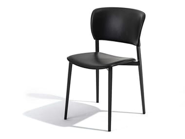 PLY - Open back stackable polypropylene chair by Desalto