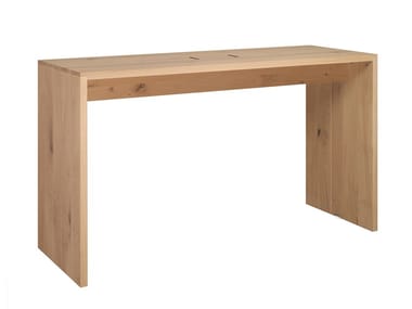 PONTE - Rectangular wooden high table by e15