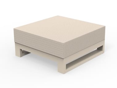 POSIDONIA - Square fabric garden pouf by Vondom