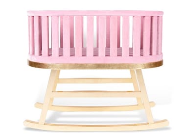 PRINCE SANTI - Rocking velvet cradle by Royal Stranger