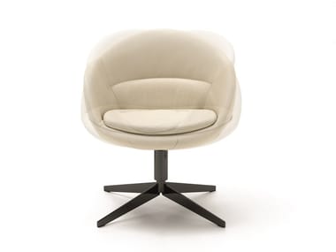 PRINCIPE MP.91/P - Swivel upholstered fabric easy chair by Arte Brotto
