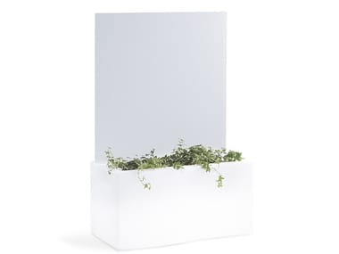 PRIV? - Polyethylene planter / garden partition by Slide