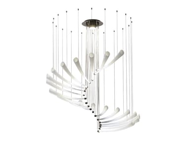 PULSA SPIRA - Glass pendant lamp by Italamp