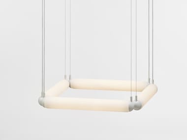 PURO CONTOUR - Adjustable glass pendant lamp by Brokis