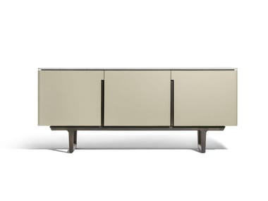 FIDELIO - Tanned leather sideboard by Poltrona Frau