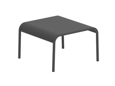 QT - Square stainless steel coffee table by Royal Botania