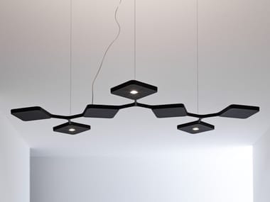 QUAD_P7 - LED aluminium pendant lamp by Stilnovo