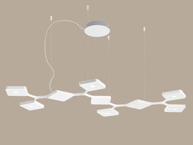QUAD_P9 - LED aluminium pendant lamp by Stilnovo