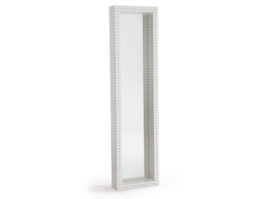 QUADERNA 476 - Freestanding rectangular framed mirror by Zanotta