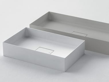 QUATTRO.ZERO – D8J - Rectangular Ceramilux® washbasin by Falper