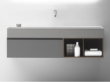QUATTRO.ZERO - Vanity unit with drawers by Falper