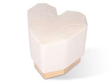 QUEEN HEART - Velvet pouf / stool by Royal Stranger