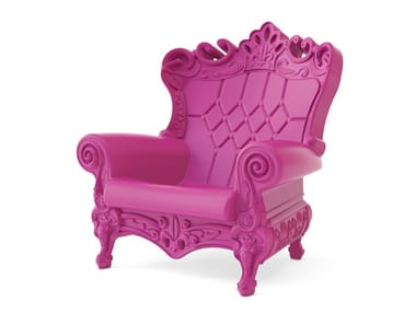 QUEEN OF LOVE - Tufted polyethylene armchair by Slide