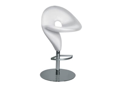 QUESTION MARK - Swivel stool with fire retardant padding by Tonon