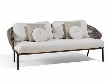 RADOC - 2 seater rope garden sofa by Manutti