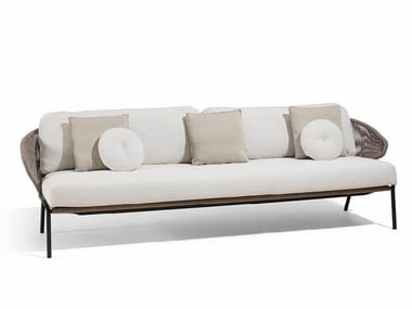RADOC - 3 seater rope garden sofa by Manutti