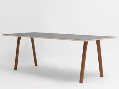 RAIL SOLO - Rectangular table by Zeitraum