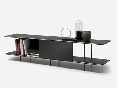 RAILWAY - Wooden sideboard with sliding doors by Living Divani