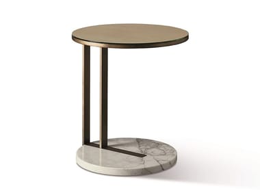 RALF - Metal side table by Meridiani