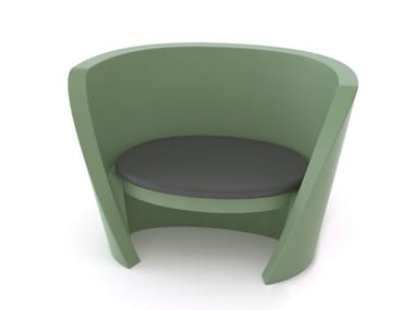 RAP CHAIR - Garden polyethylene guest chair by Slide